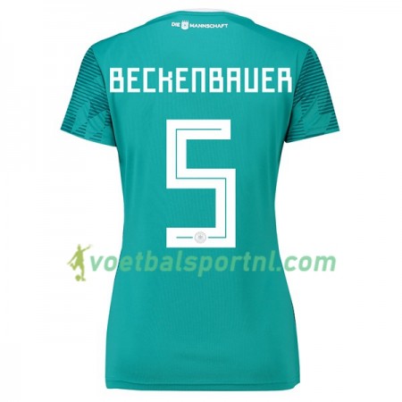 Duitsland Beckenbauer 5 Dames Uit Shirt WK voetbal 2018